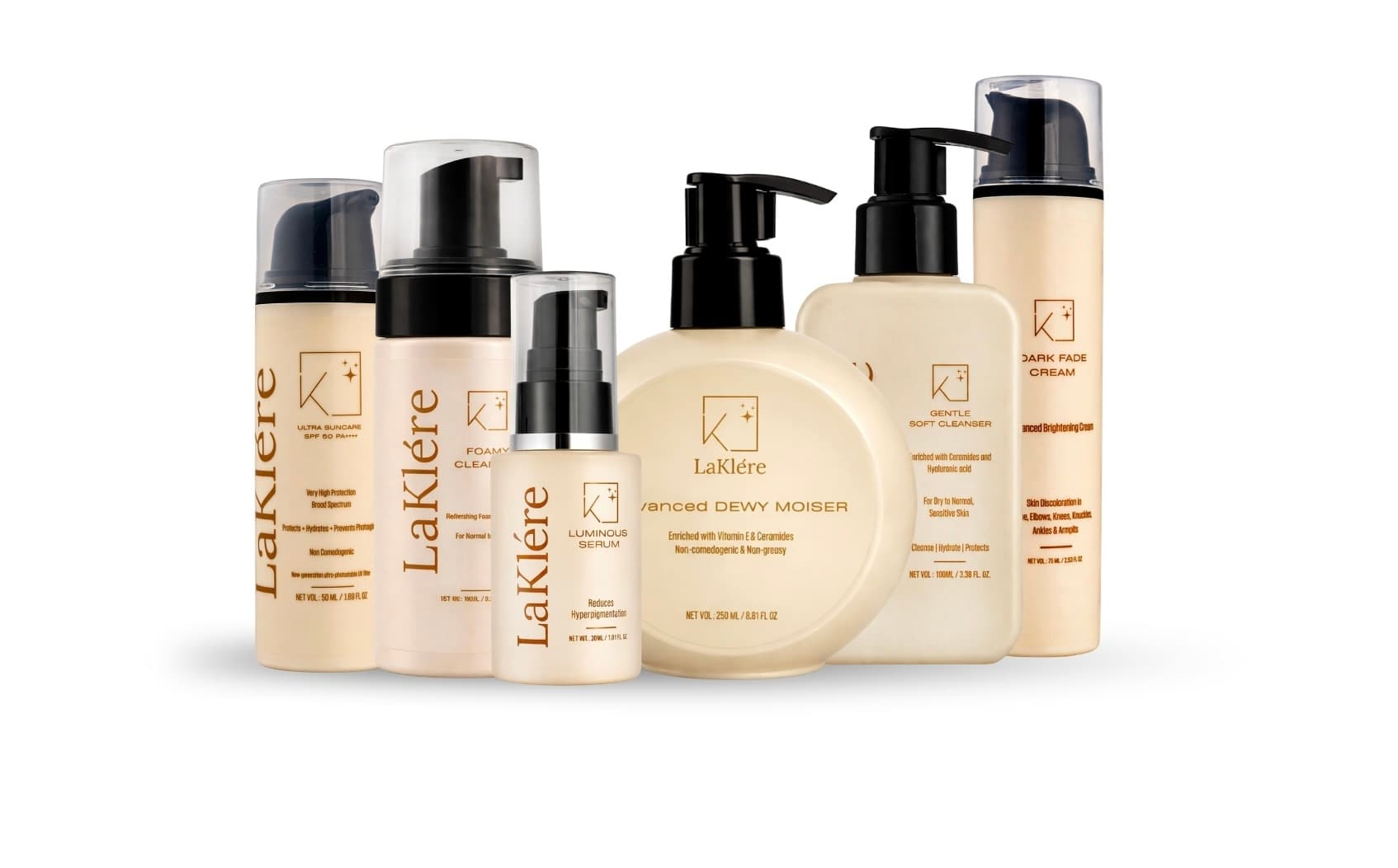 Klére product between clinically recommended and our products